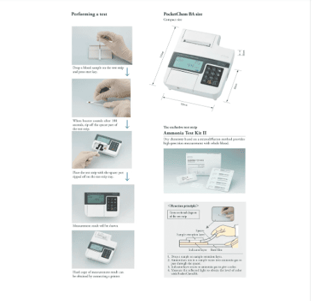 Arkray Blood Ammonia Meter Pocketchem Ba Pa-4140 - Image 2