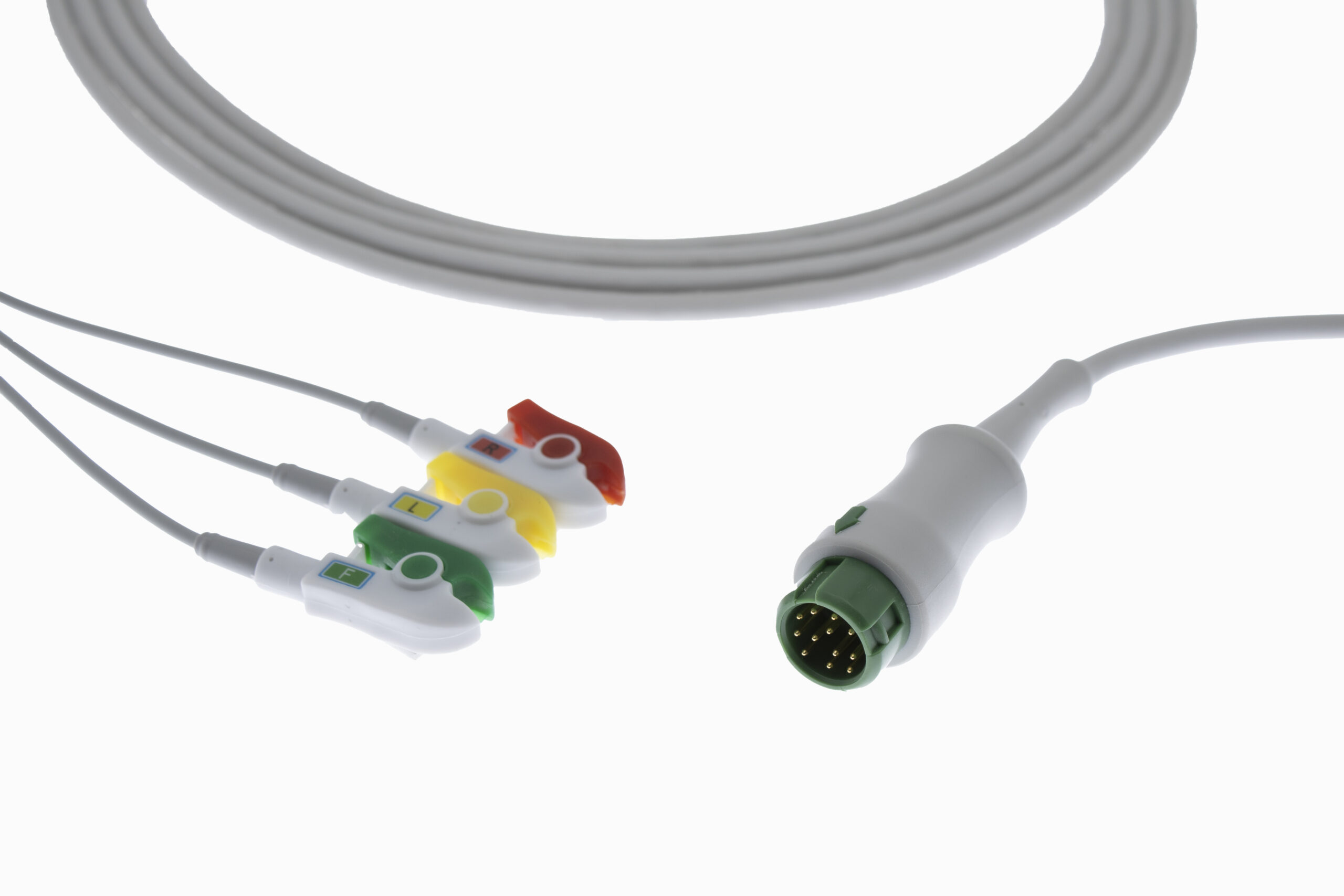 Mindray T5 12 pin 3 Lead Clip Type ECG Monitor Cable