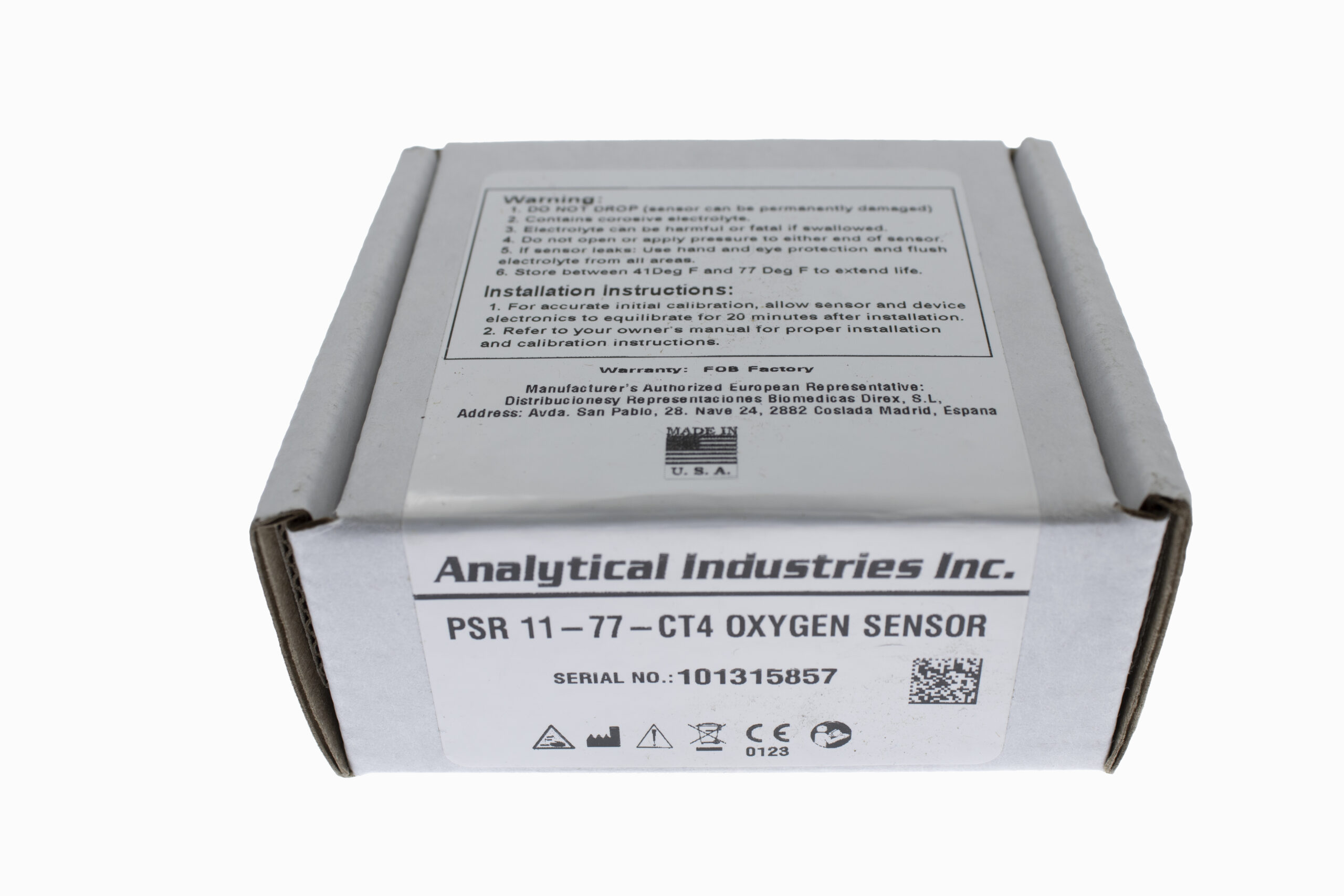 PRS 11 – 77 – CT4 Oxygen Sensor (Analytical Industries Inc.) - Image 2