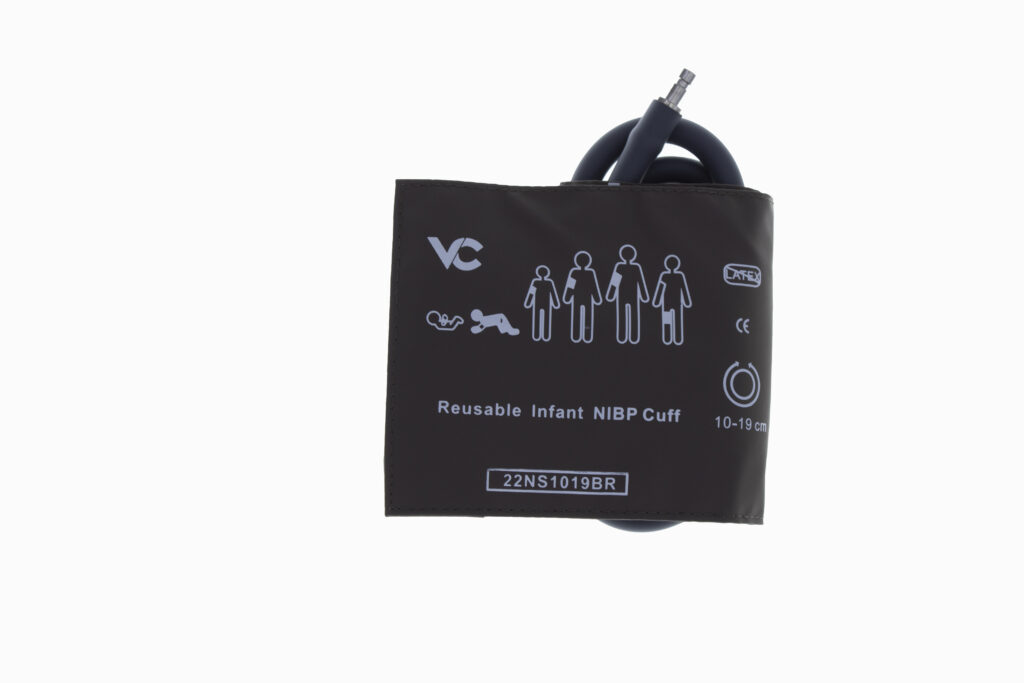 Reusable NIBP Single Hose Cuff Infant 10cm to 19 cm Grey - Image 2