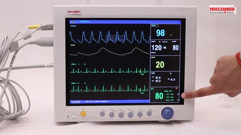 Multi Parameter Patient Monitor (Model No:- CMS 8000)